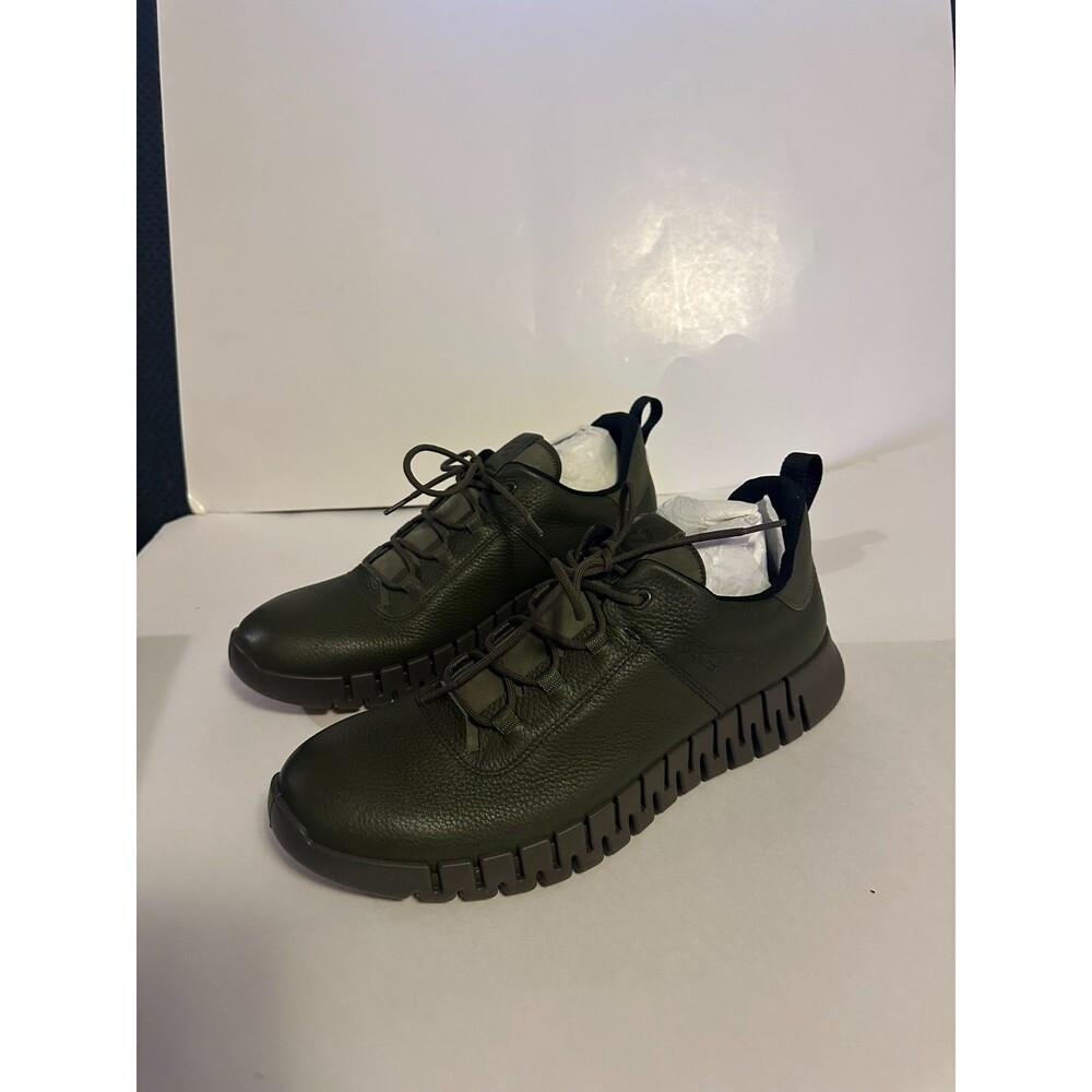 NWT Men's Ecco Gruuv M Sneaker Dark Green Gore-Tex Size 10-10.5